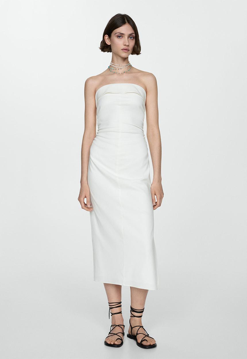 MANGO - Dress Pamela - White