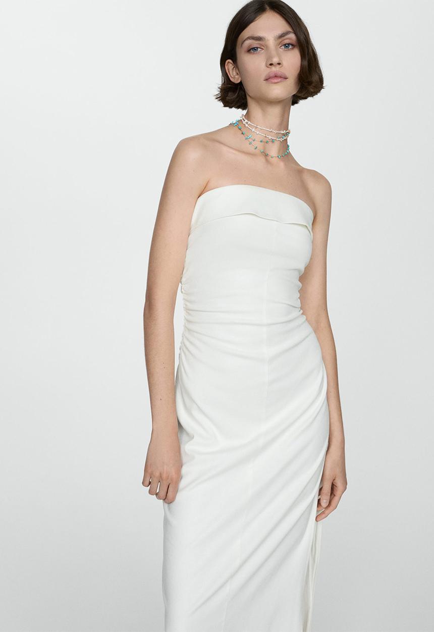 MANGO - Dress Pamela - White