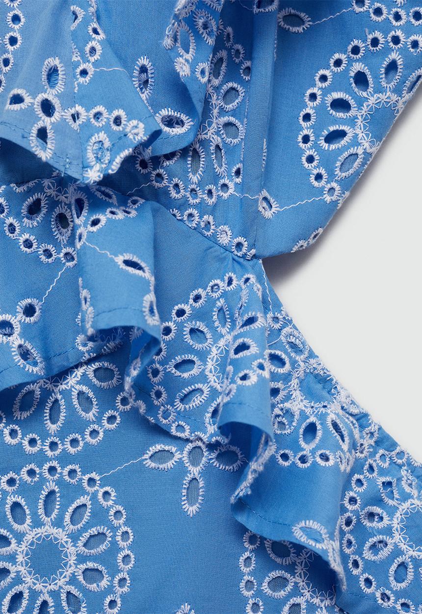 MANGO - Dress Juliet - Medium Blue