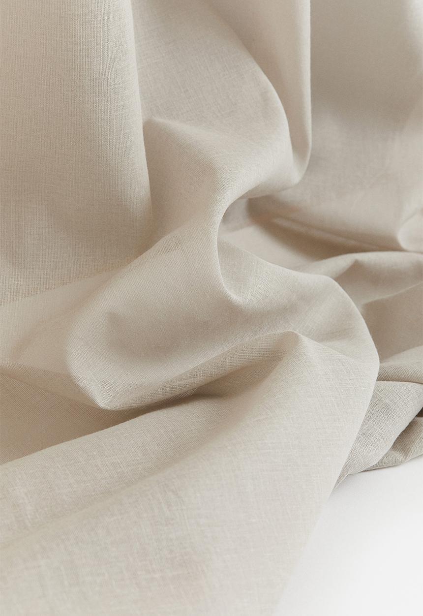 H&M - 2-Pack airy multiway curtains - light beige