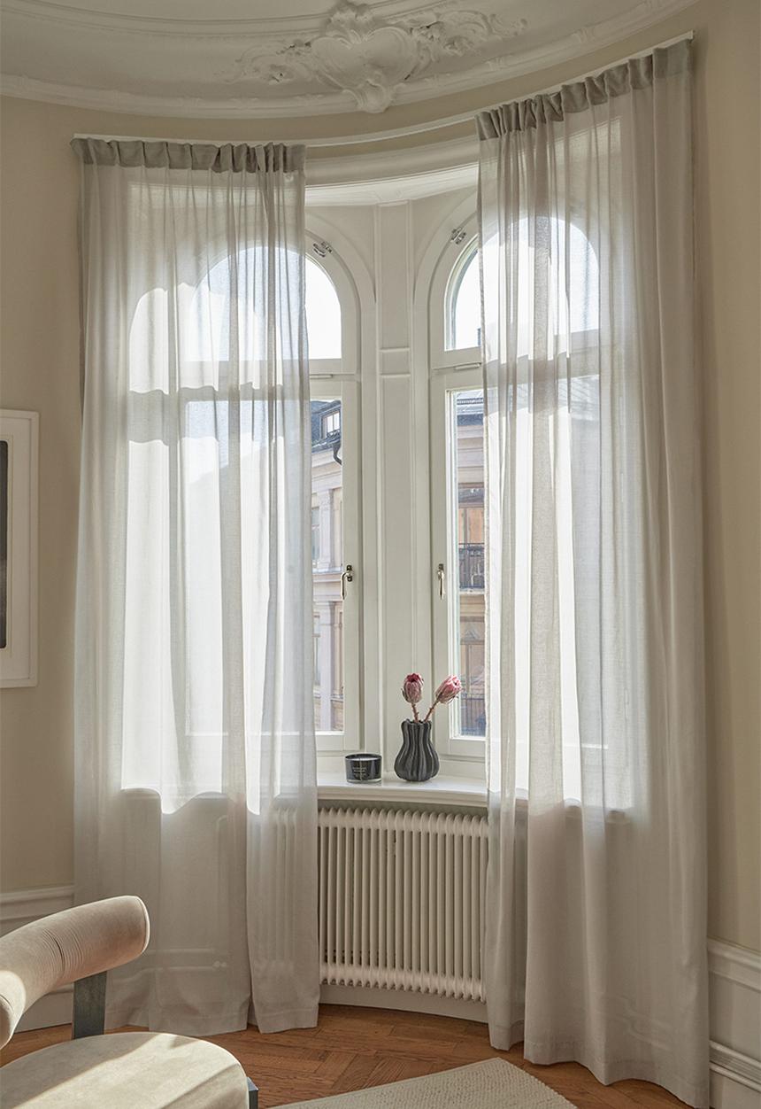 H&M - 2-Pack airy multiway curtains - light beige