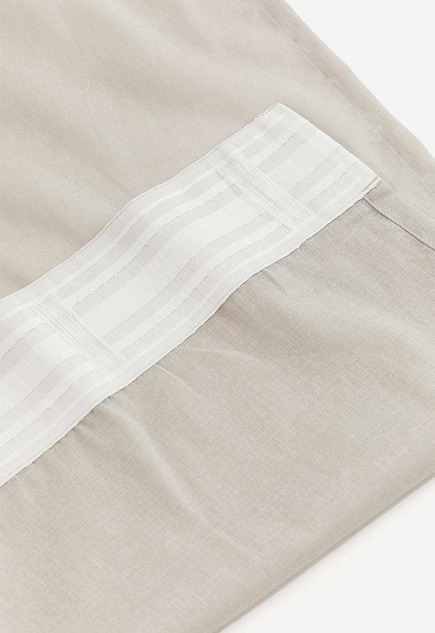 H&M - 2-Pack airy multiway curtains - light beige