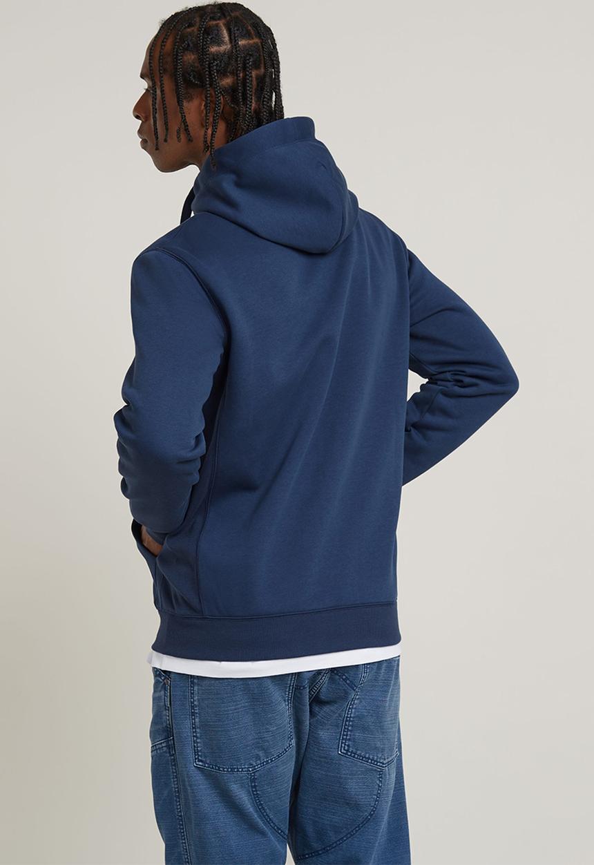 G-STAR - Premium core hdd zip sw long sleeve - dk sea blue