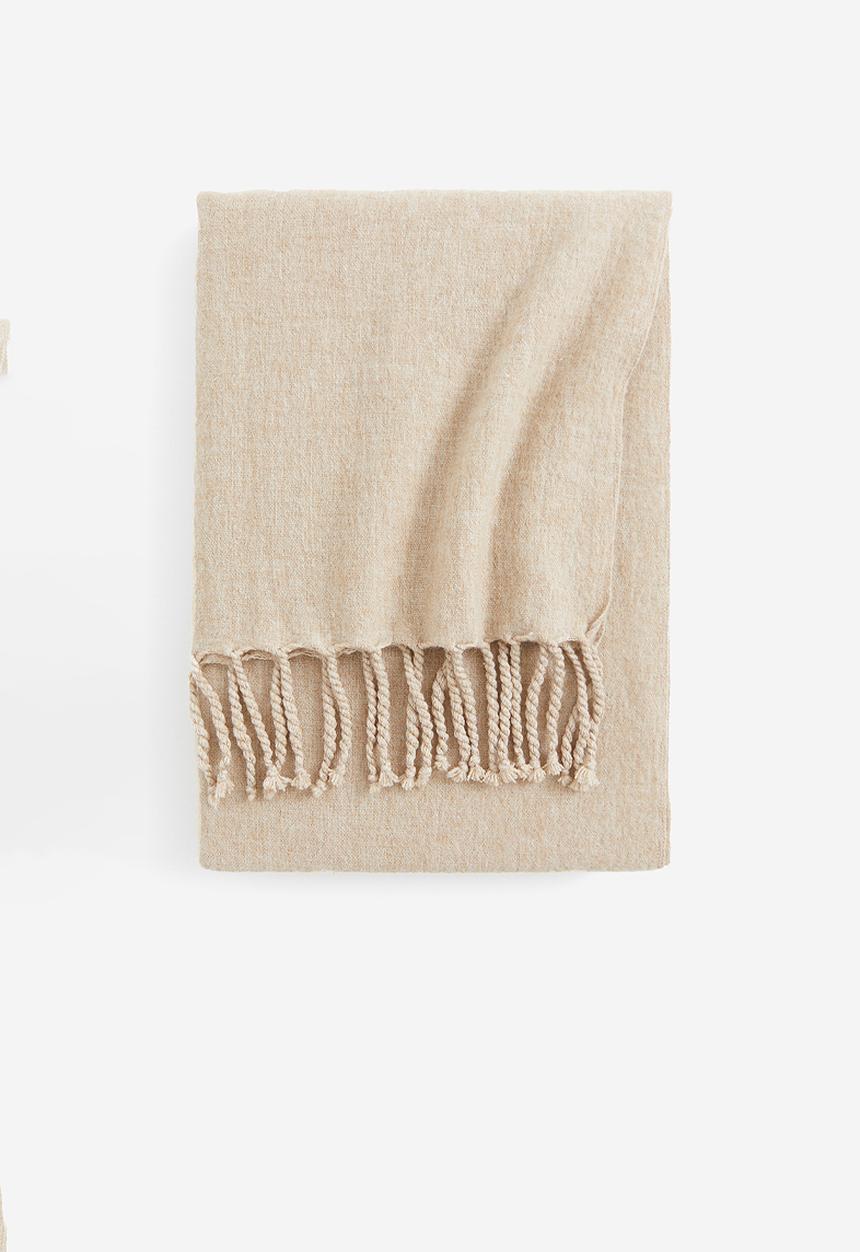 H&M - Wool-blend blanket - beige