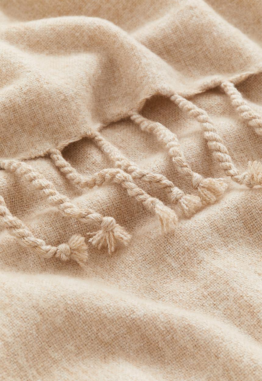H&M - Wool-blend blanket - beige