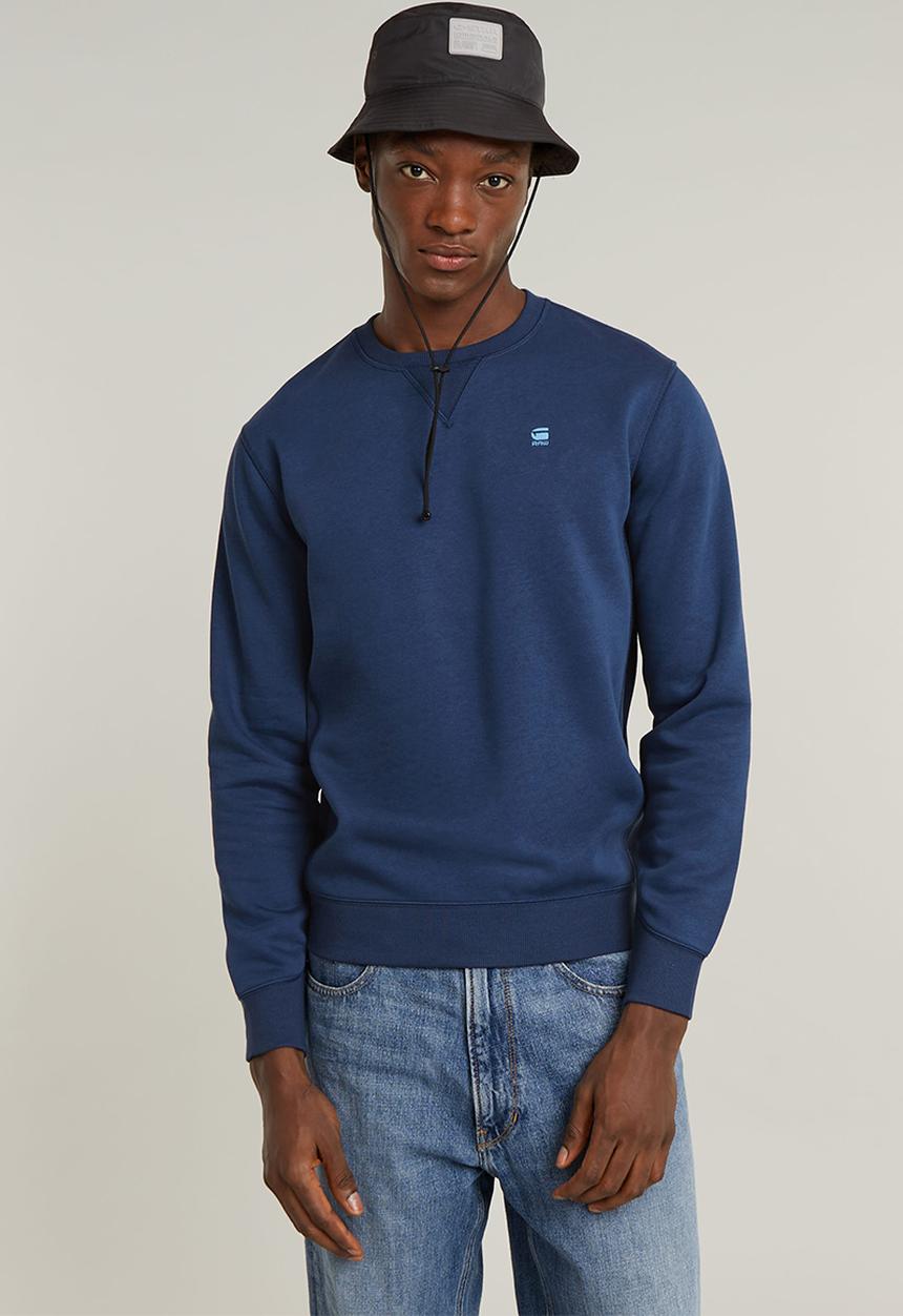 G-STAR - Premium core r sw long sleeve - dk sea blue