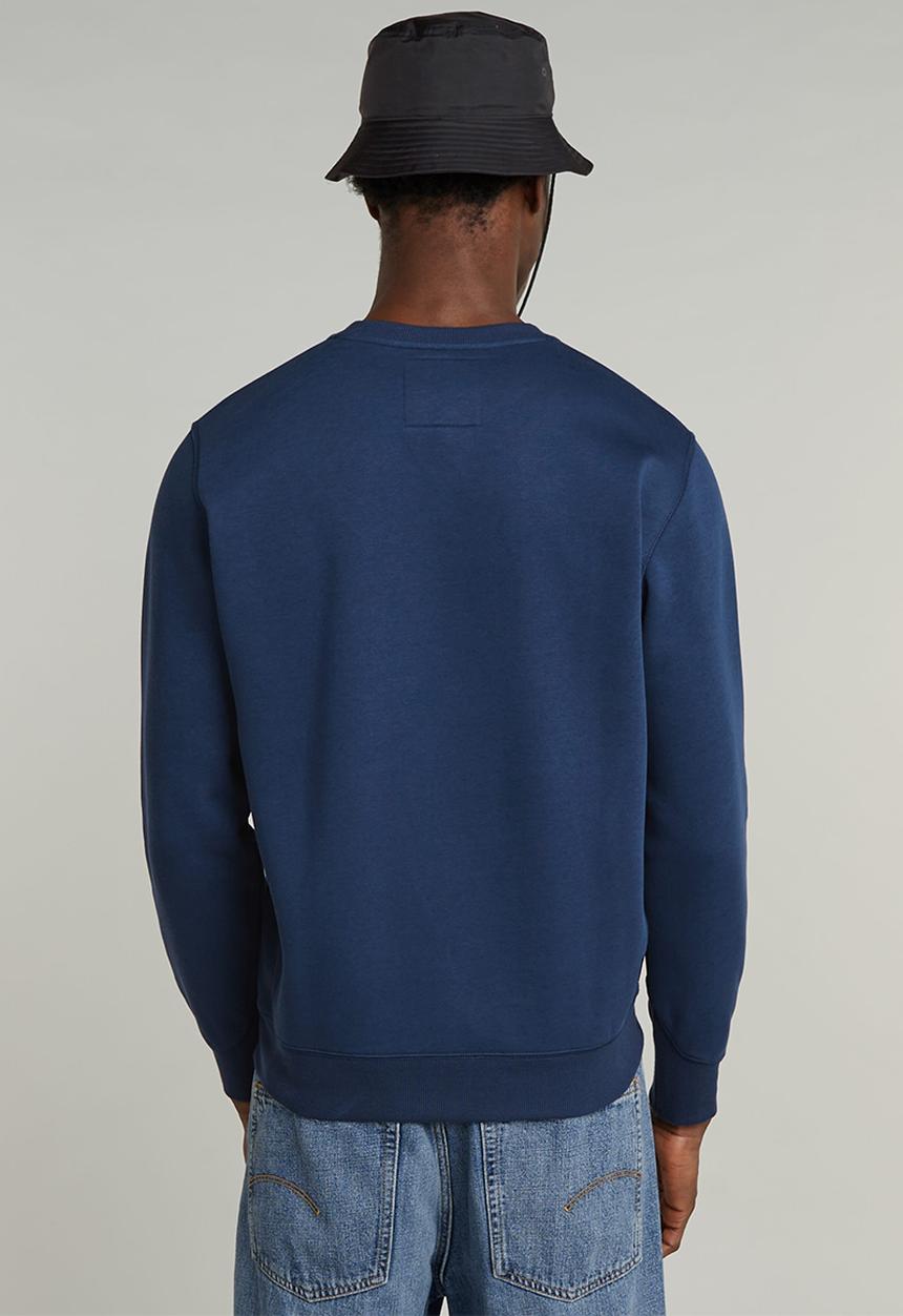 G-STAR - Premium core r sw long sleeve - dk sea blue