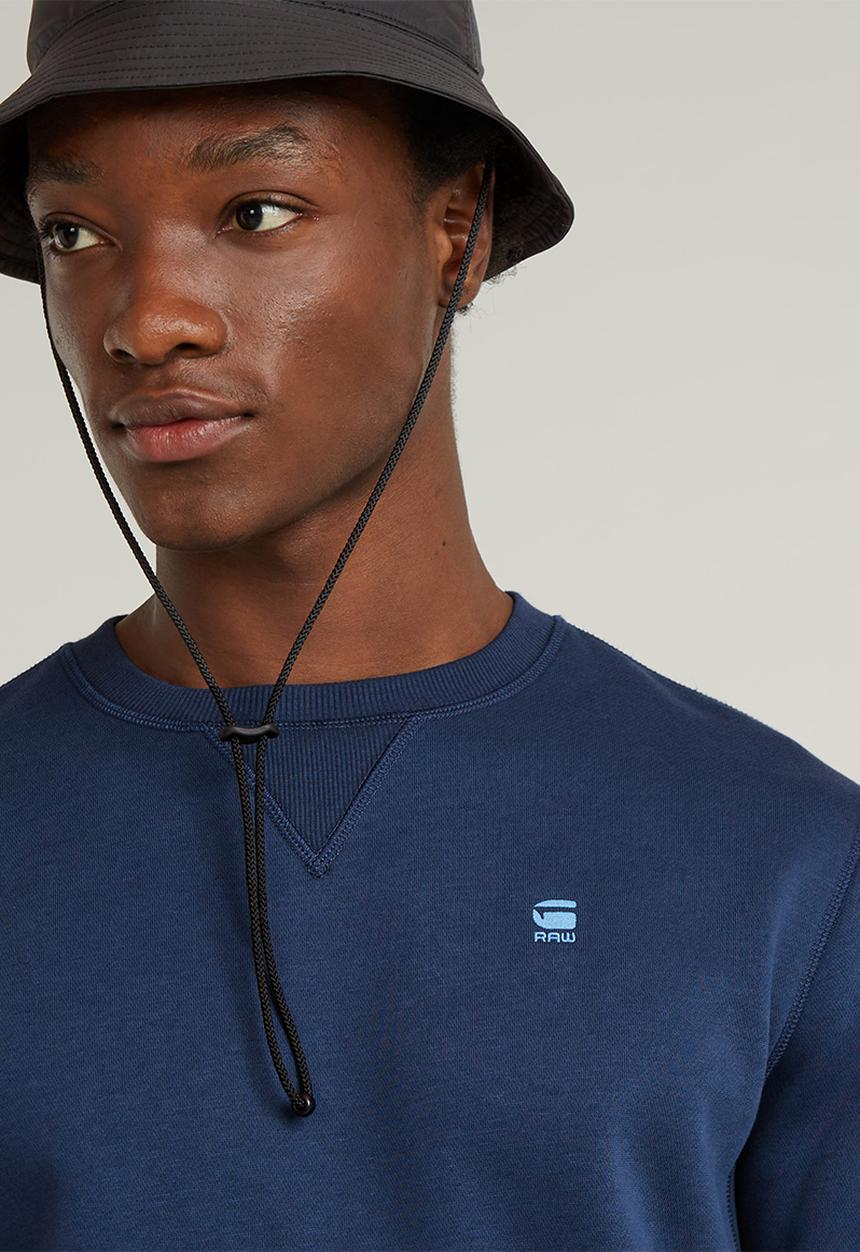 G-STAR - Premium core r sw long sleeve - dk sea blue
