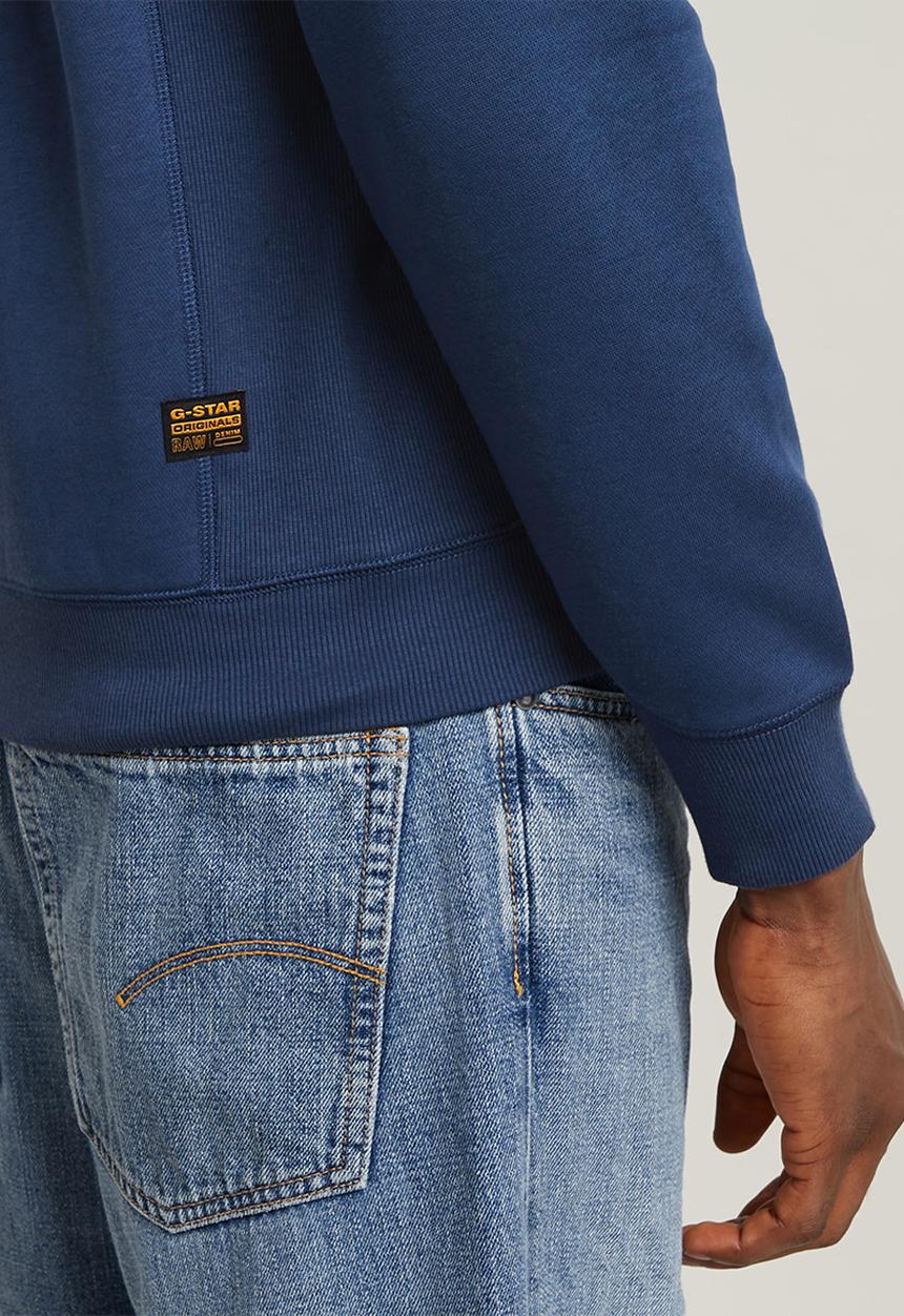 G-STAR - Premium core r sw long sleeve - dk sea blue