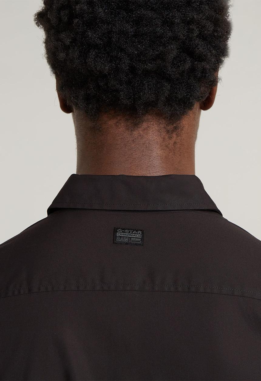 G-STAR - Uniform Slim Shirt l\s - dk black