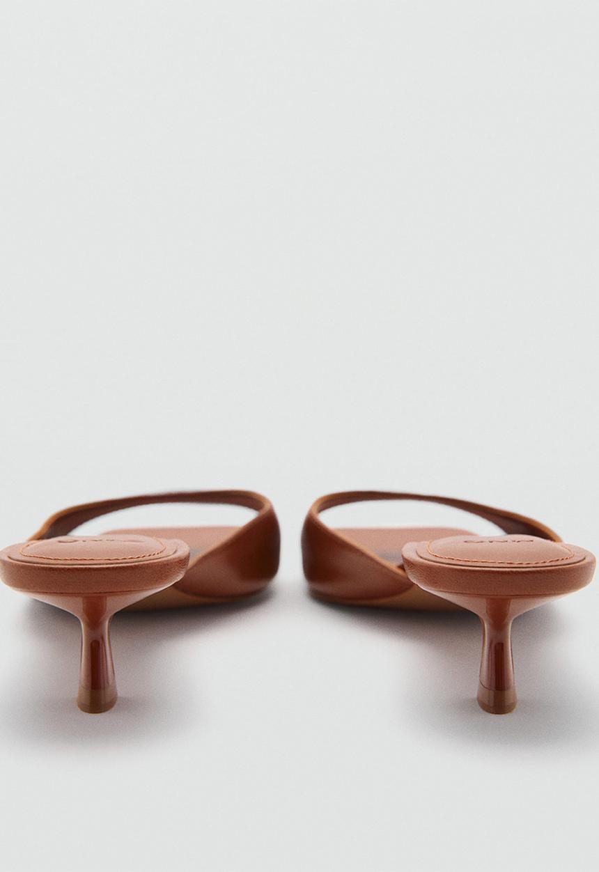 MANGO - Bibi midi heel - medium brown