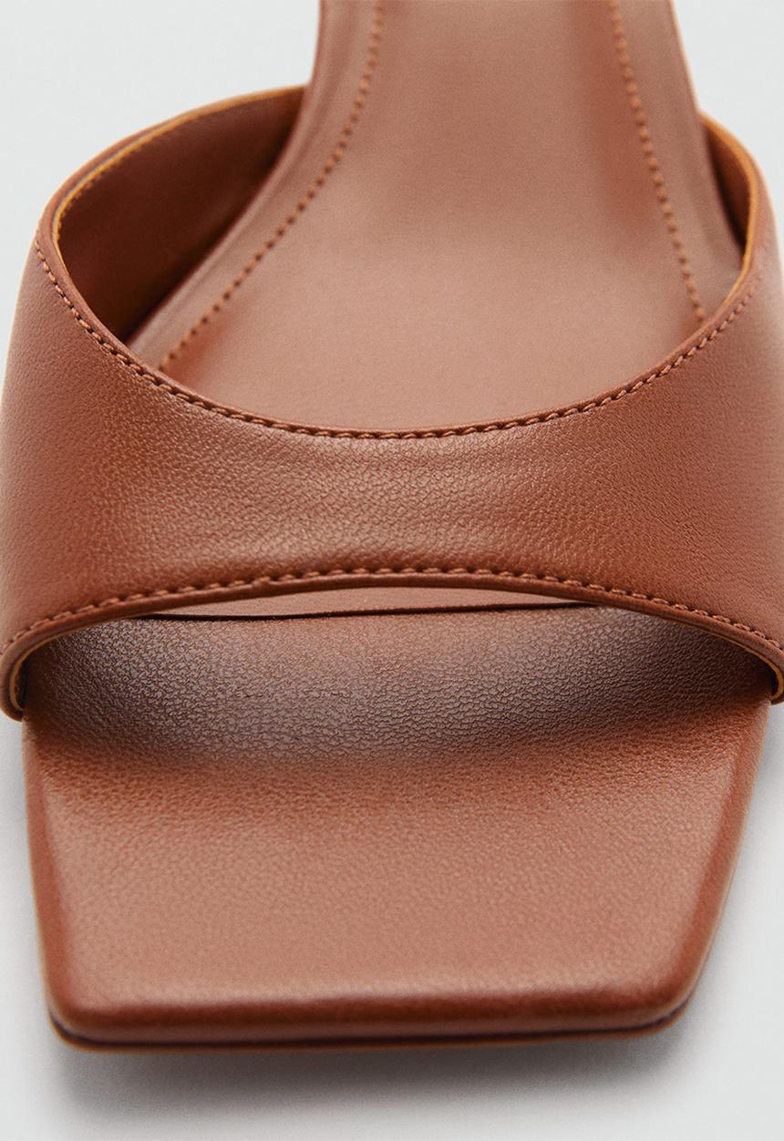 MANGO - Bibi midi heel - medium brown