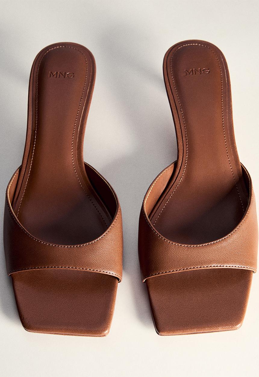 MANGO - Bibi midi heel - medium brown