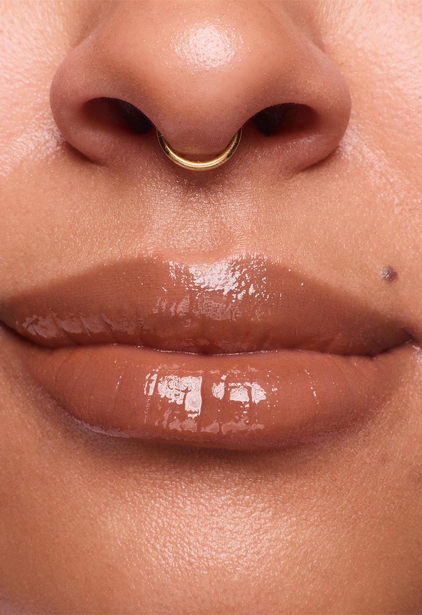 Stila - Plumping Lip Glaze 90'S Nude  - Brown Sugar