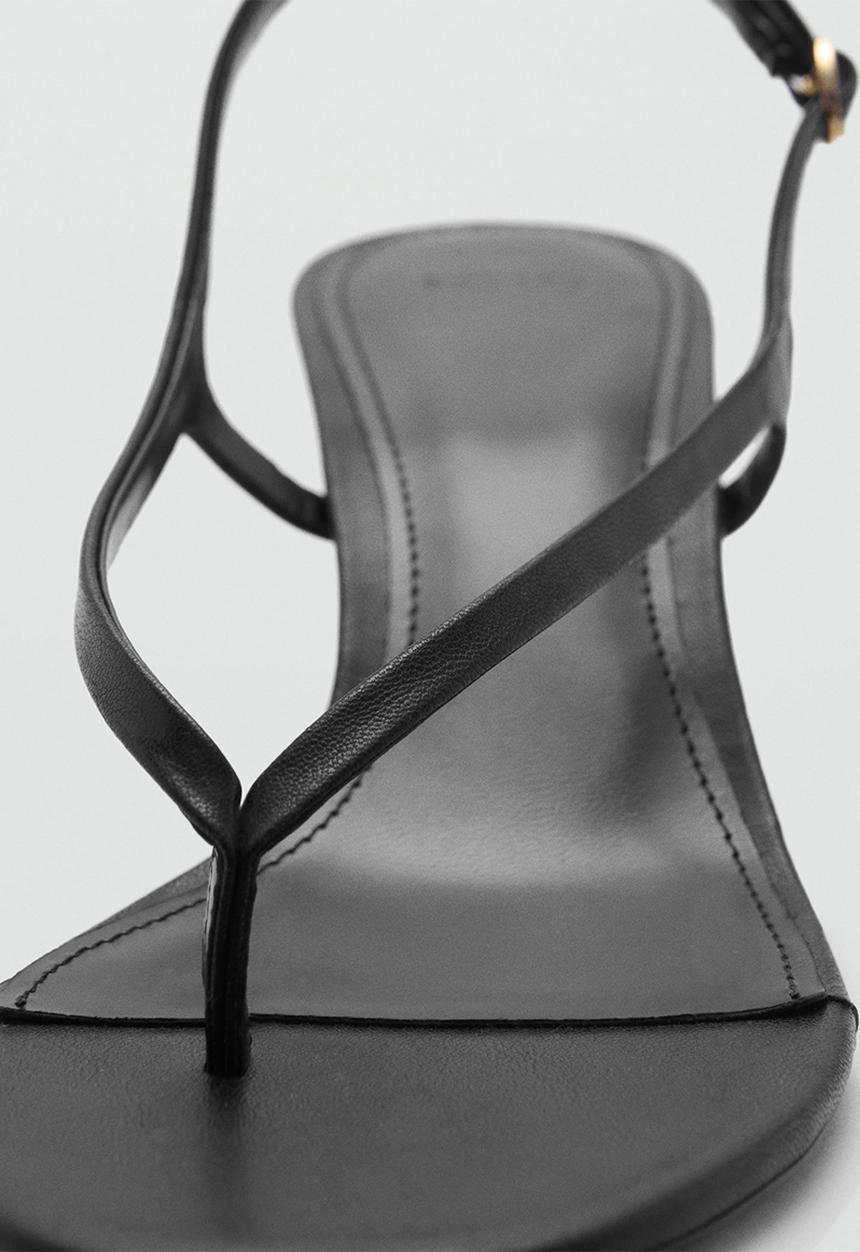 MANGO - Uri midi heel - black
