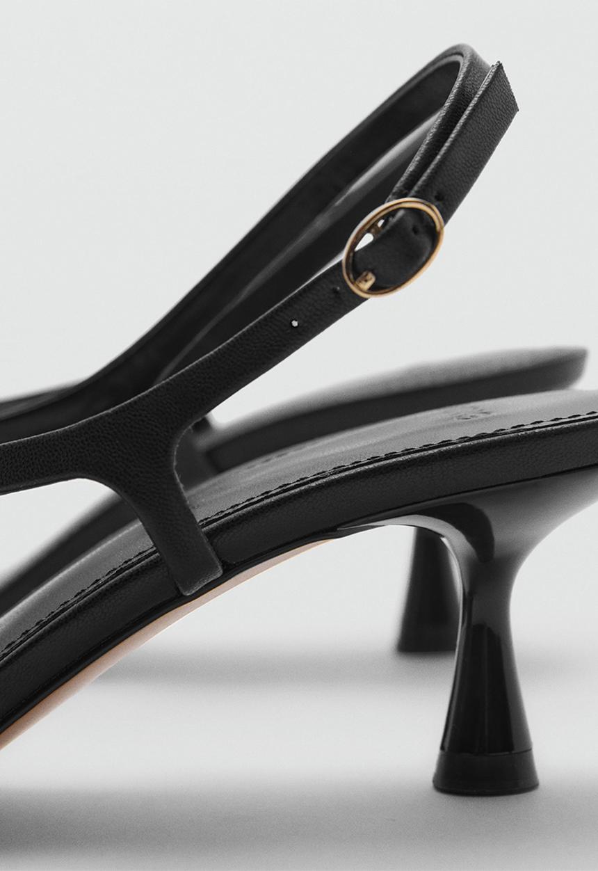 MANGO - Uri midi heel - black