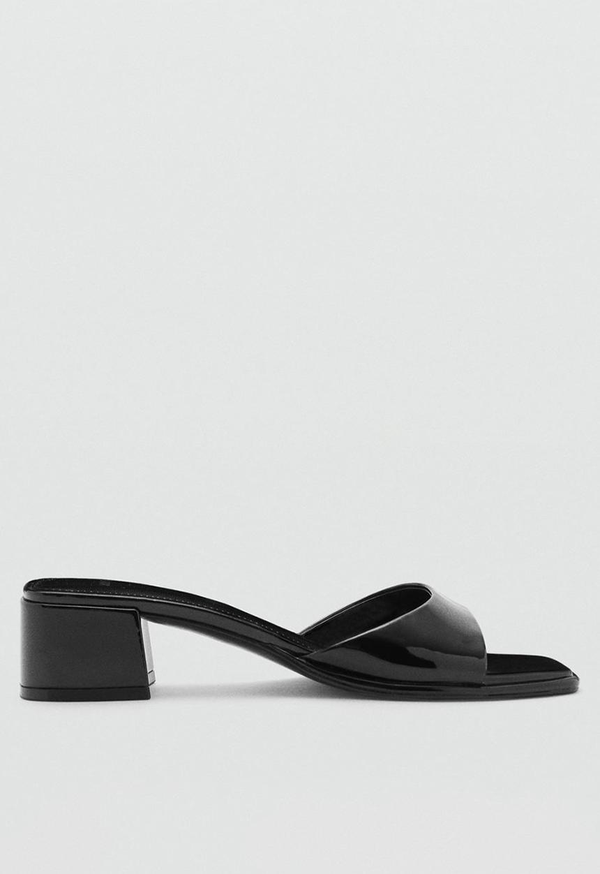 MANGO - Welt mule heel - black