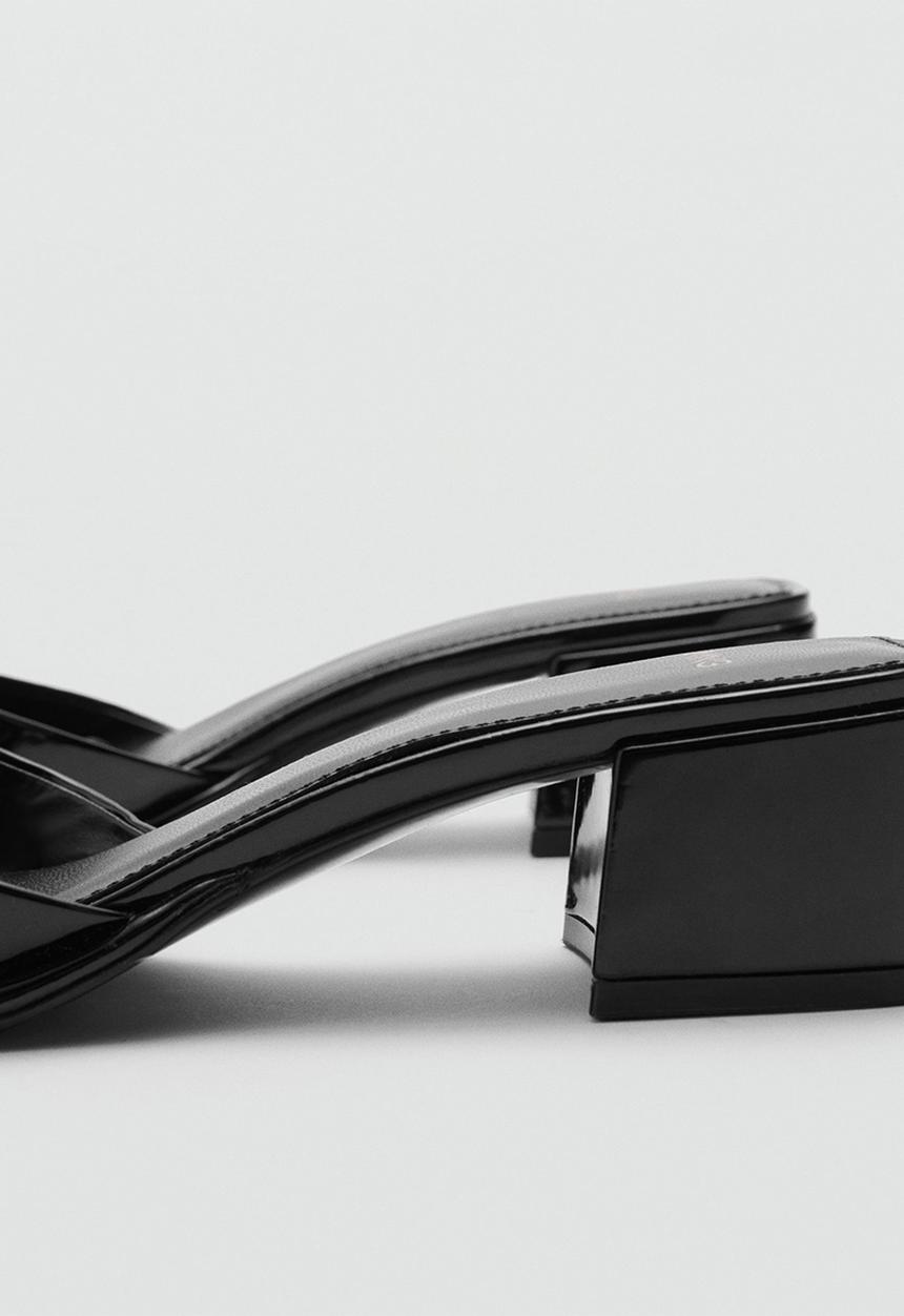 MANGO - Welt mule heel - black