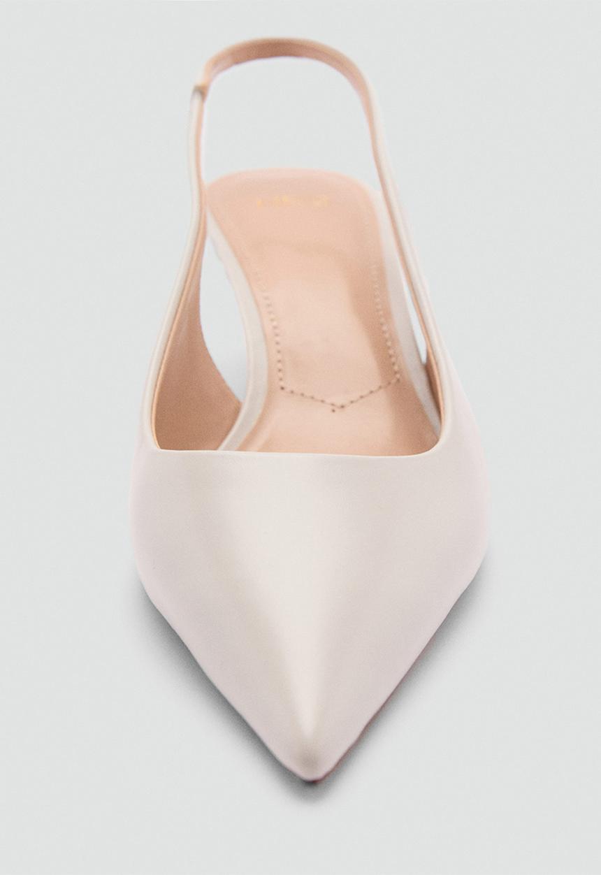 MANGO - Sling slingback heel - light beige