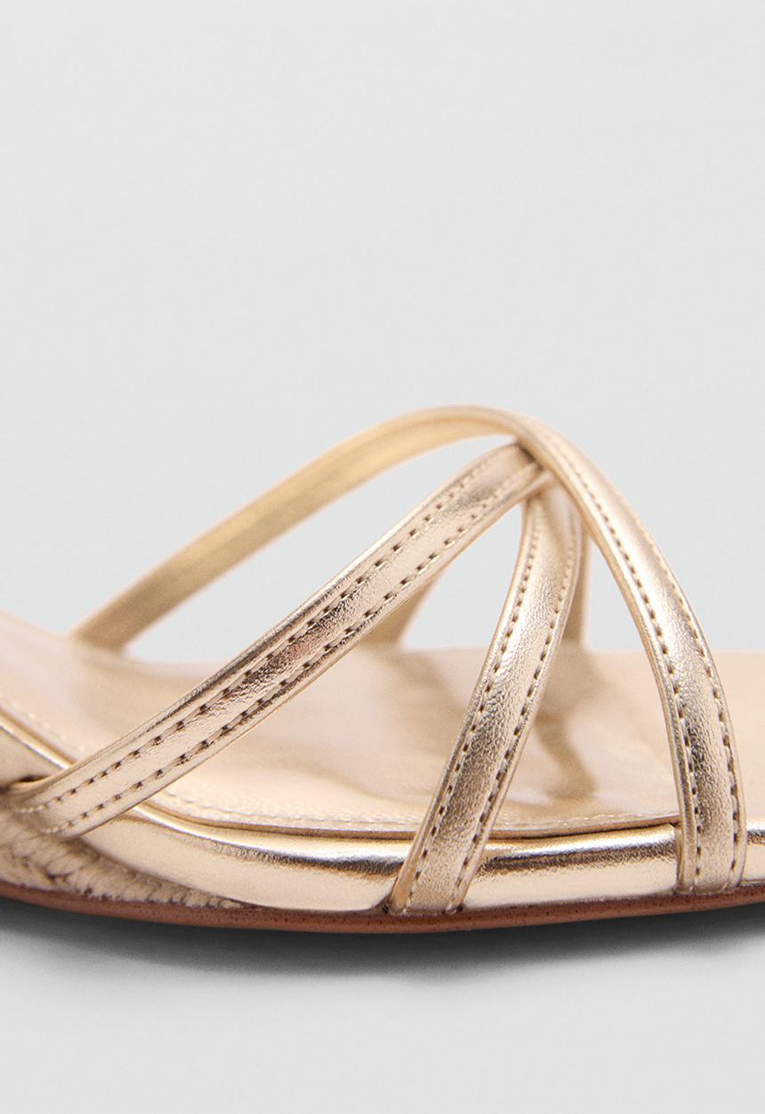 MANGO - Sibi wedge - gold