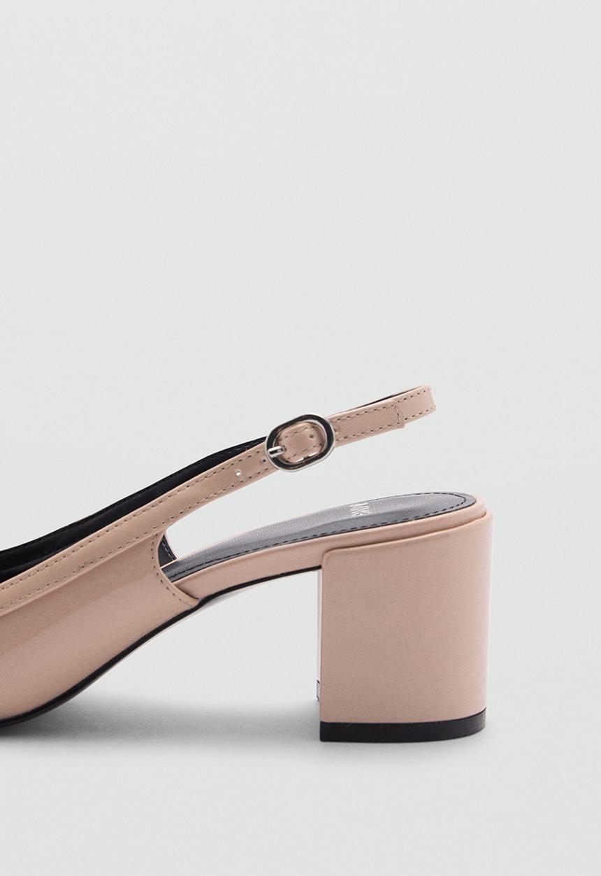 MANGO - Lole slingback block heel - light pastel pink