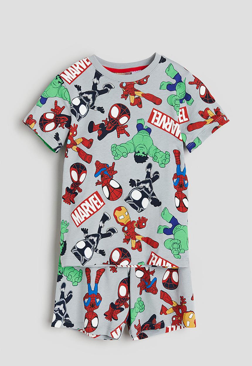 H&M - Printed pyjamas - grey,multi
