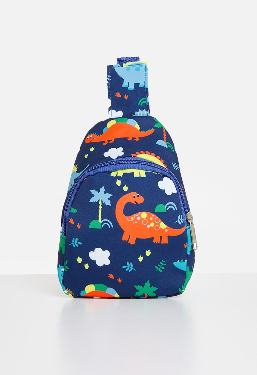 Pop Candy - Dino print shoulder bag - dark blue