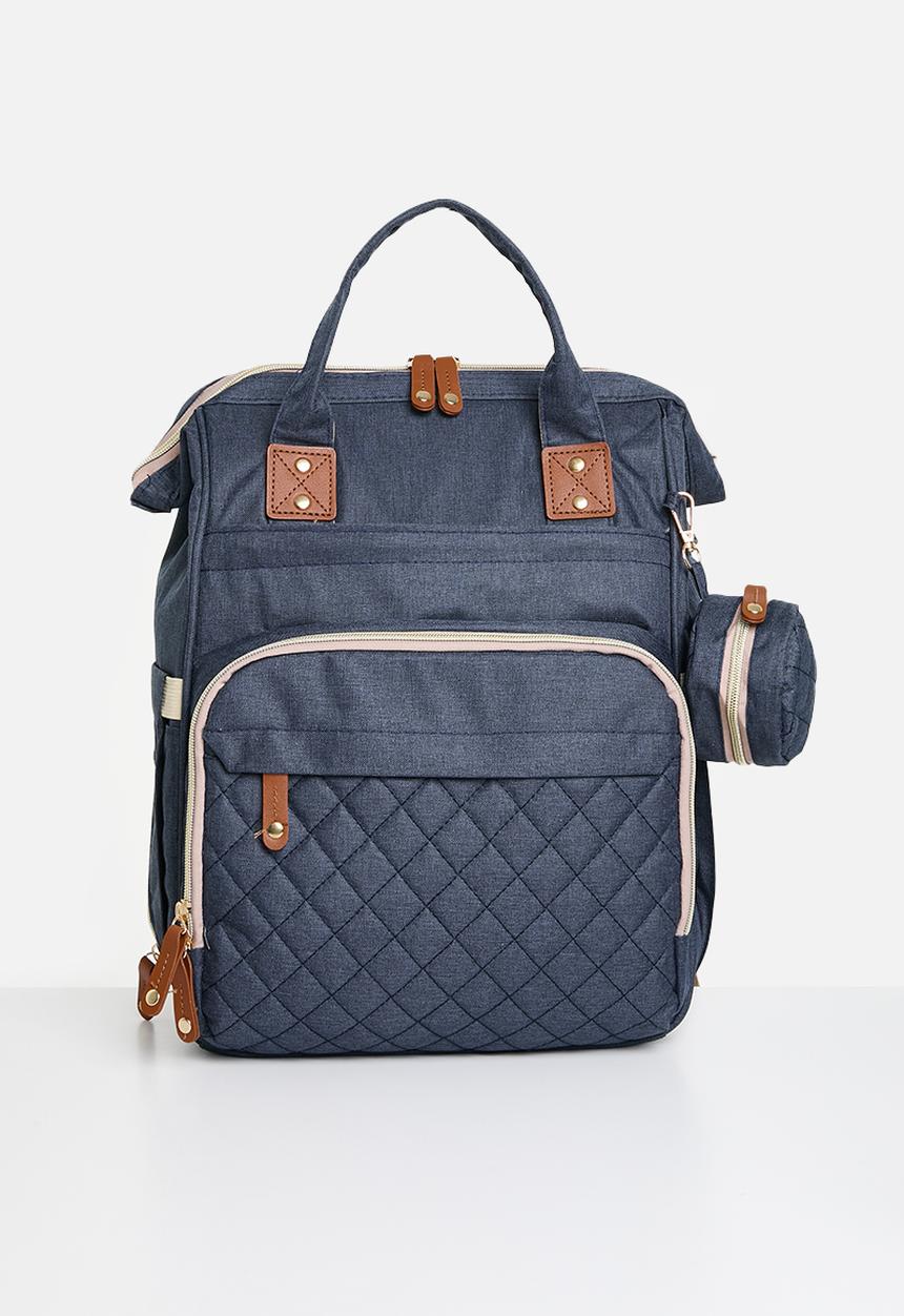 Pop Candy - Nappy bag - navy & brown