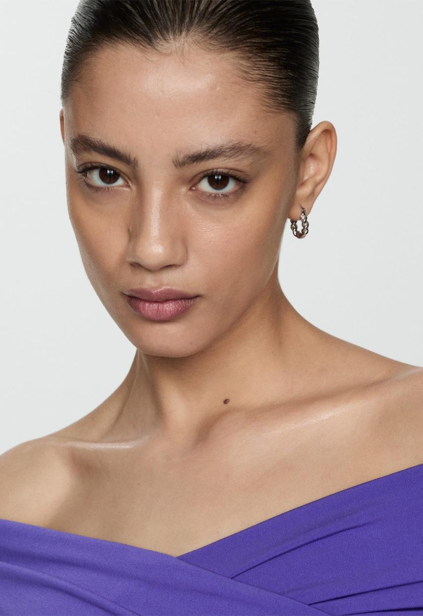 MANGO - Dress Ballet-A - Medium Purple