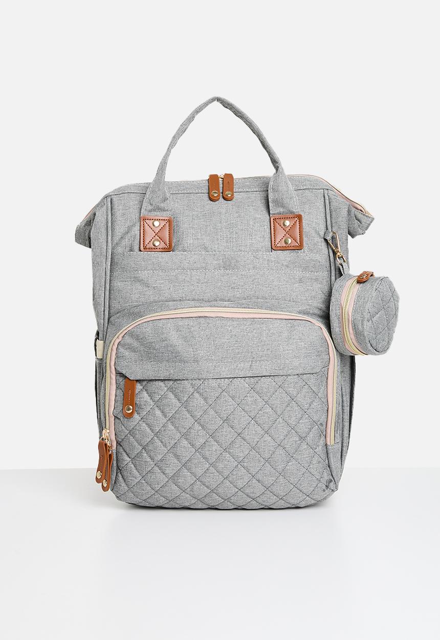 Pop Candy - Nappy bag - grey & brown