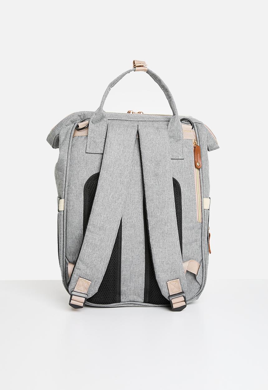 Pop Candy - Nappy bag - grey & brown