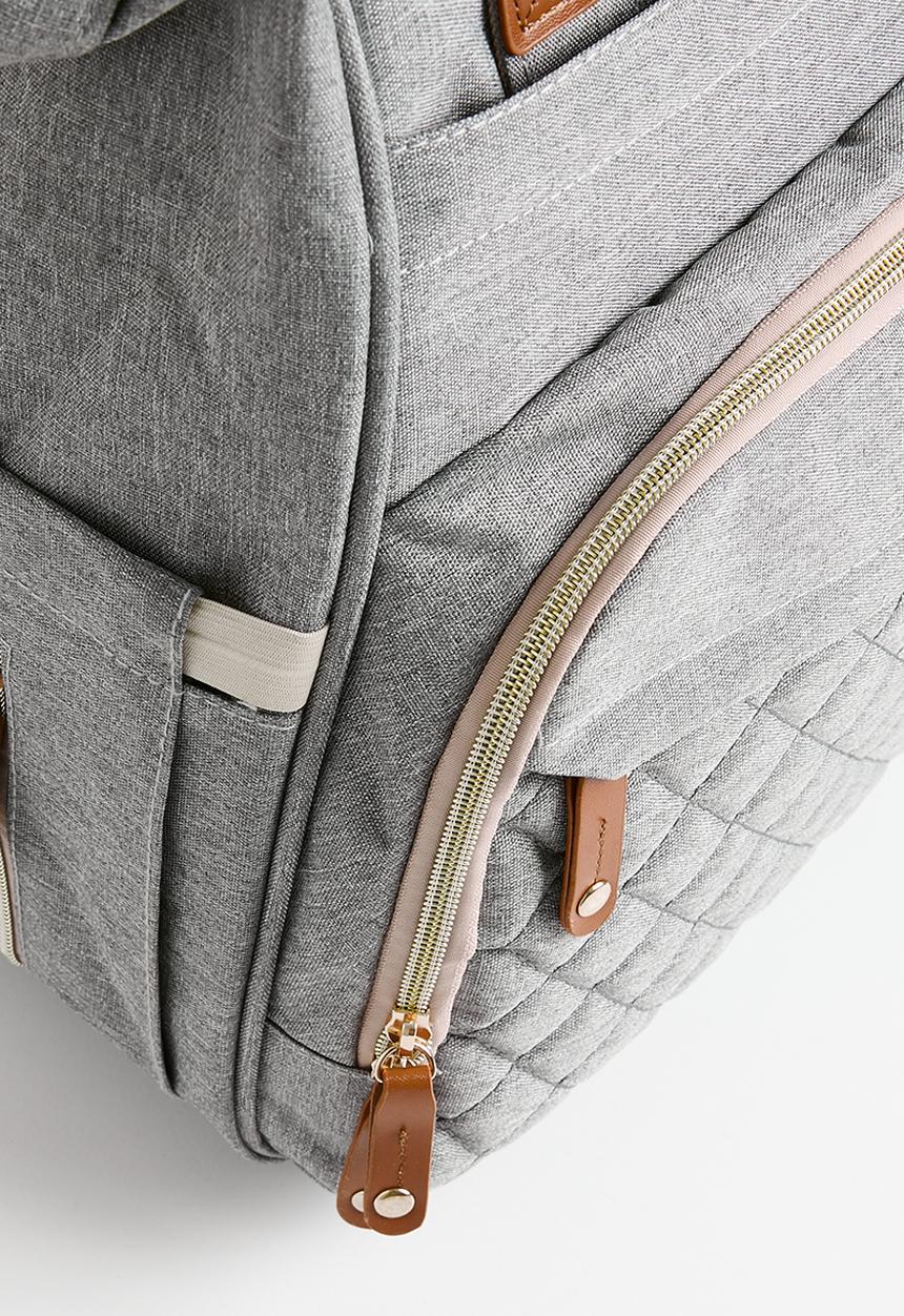 Pop Candy - Nappy bag - grey & brown
