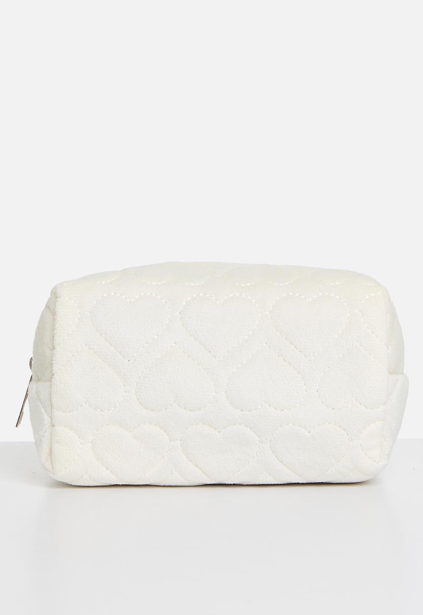 Pop Candy - Quilted toiletry bag - white