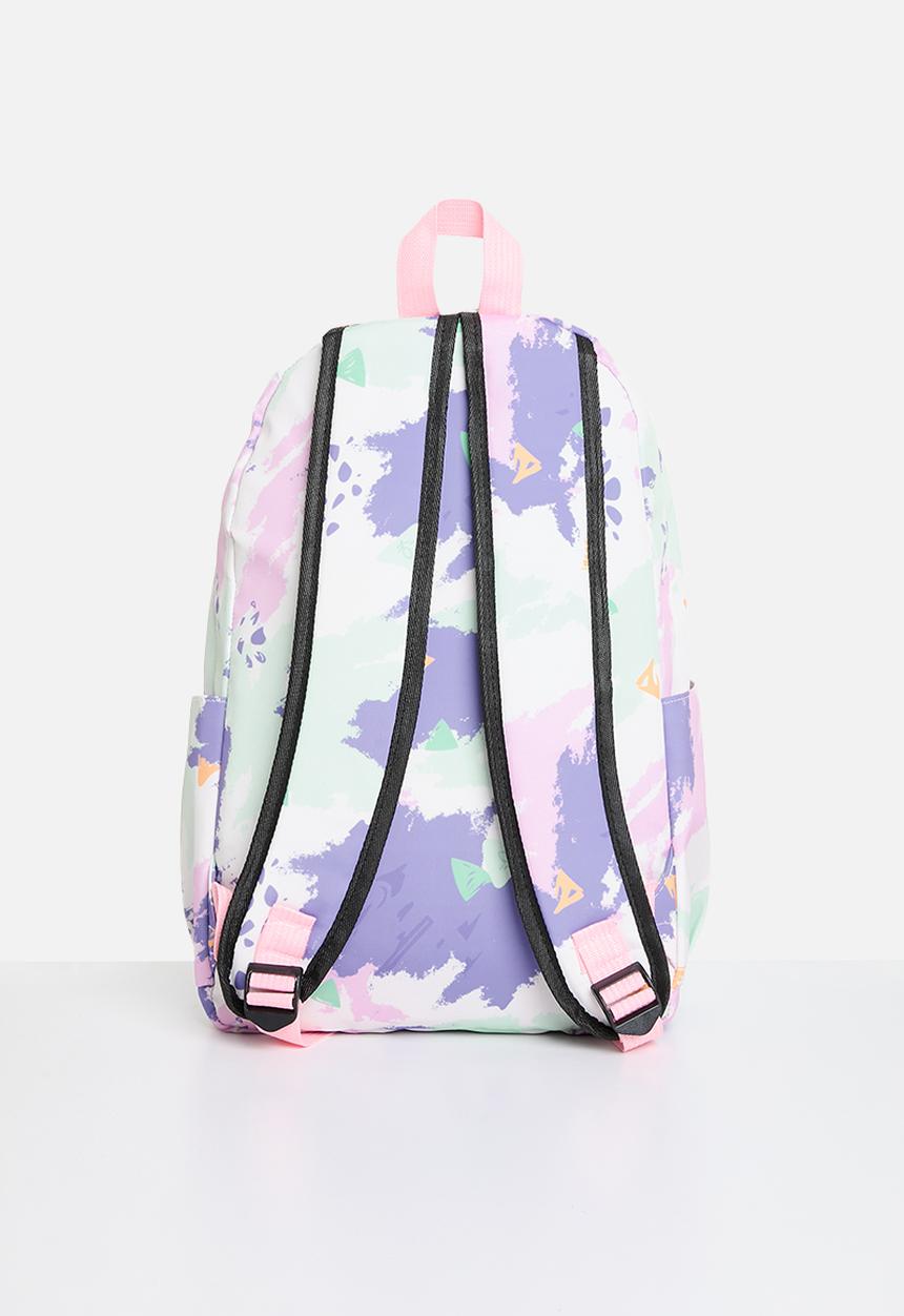 Pop Candy - 3 Piece abtract print bag set - purple