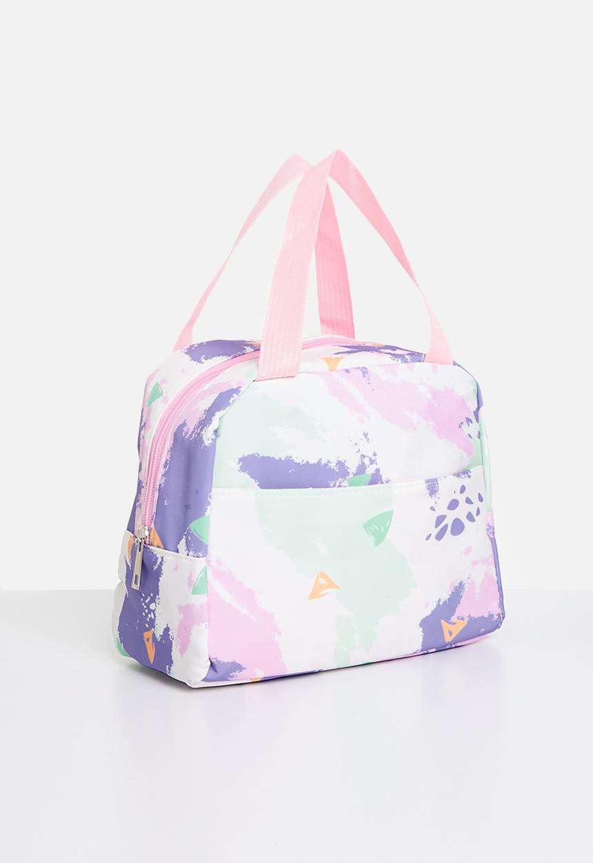 Pop Candy - 3 Piece abtract print bag set - purple