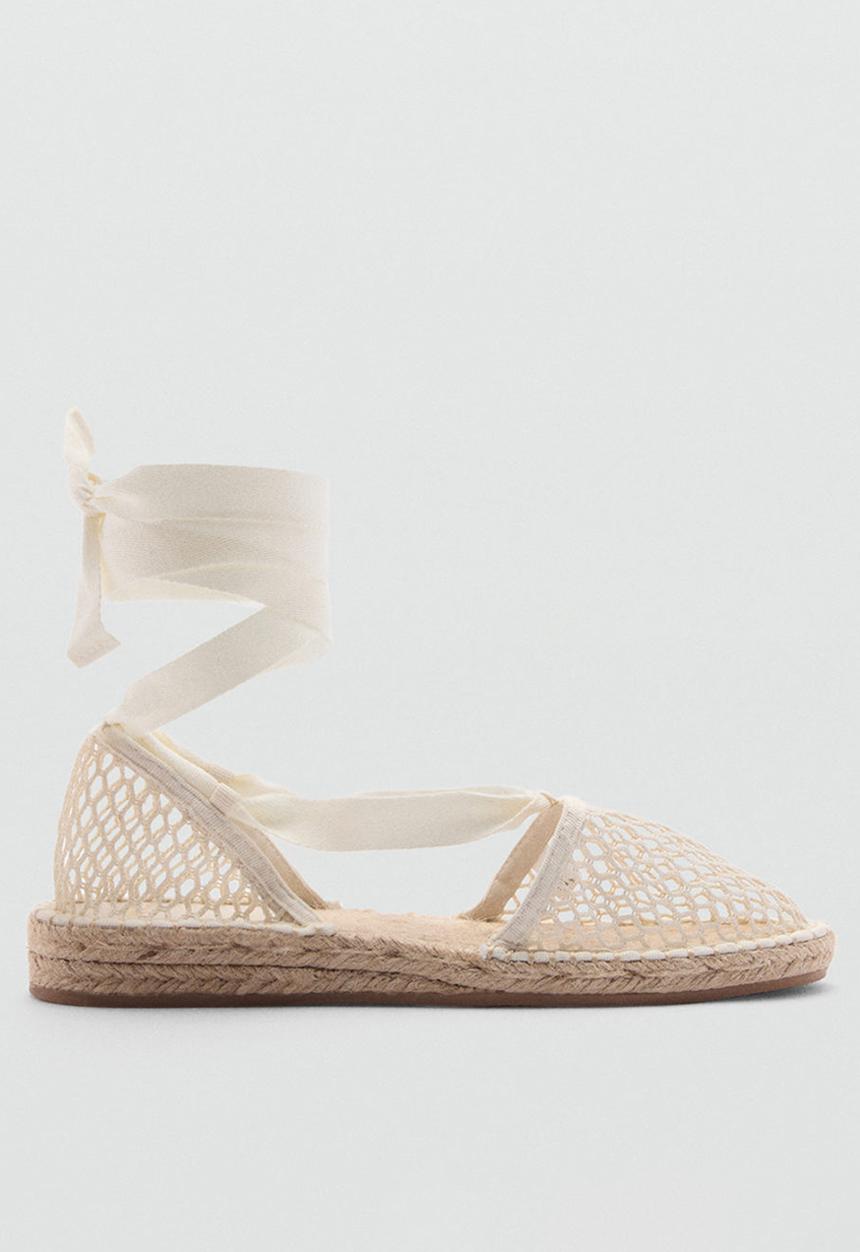 MANGO - Alberta espadrille - light beige