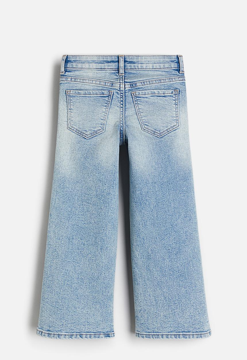 H&M - Superstretch wide leg jeans - blue