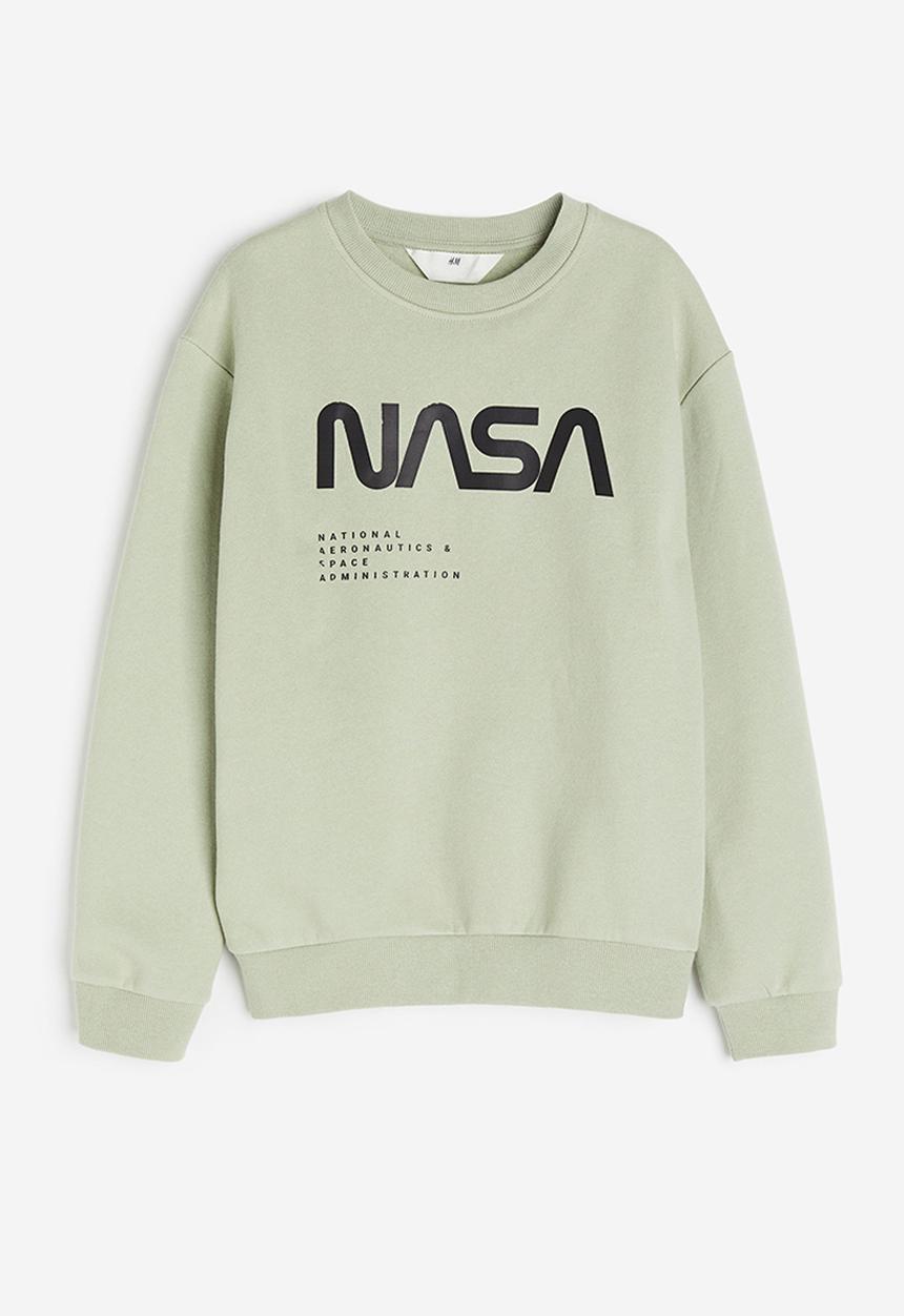 H&M - Printed sweatshirt - green,multi