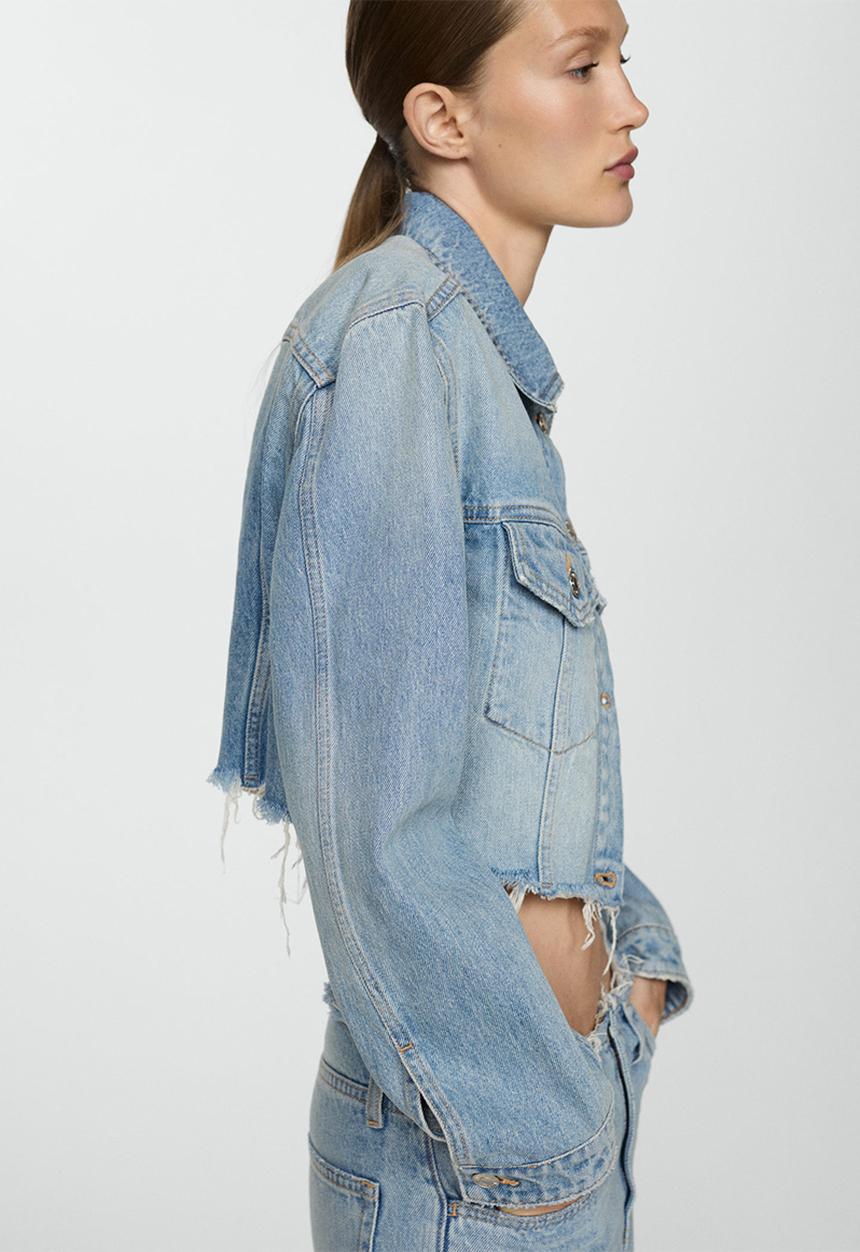 MANGO - Jacket Amaia - Open-Blue
