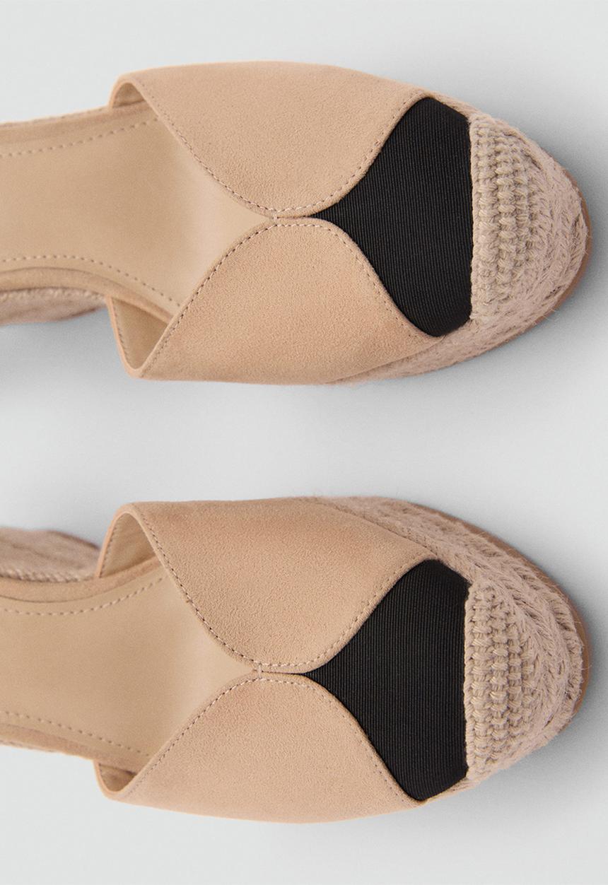 MANGO - Gala espadrille - light pastel pink