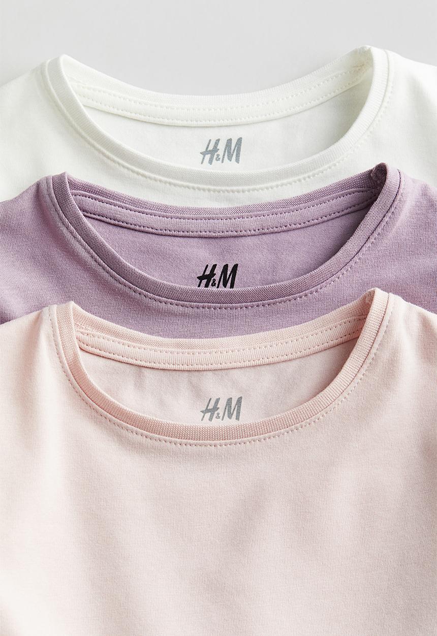 H&M - 3-Pack long-sleeved tops - multi