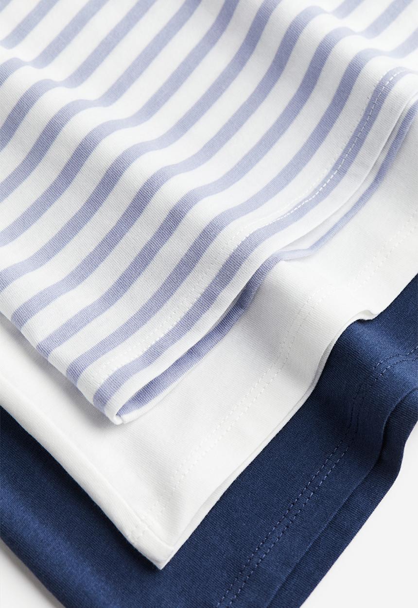 H&M - 3-pack cotton t-shirts - multi