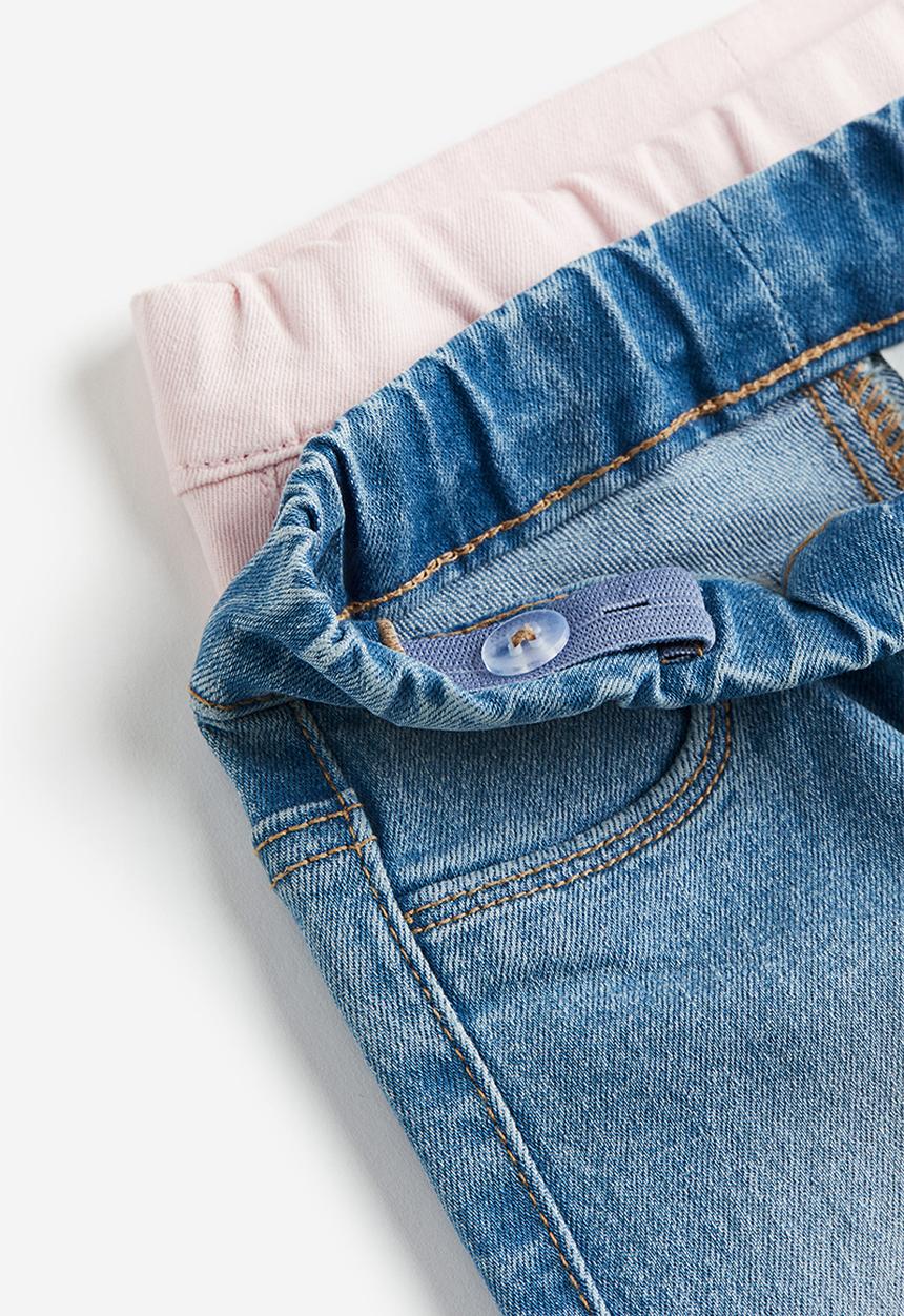 H&M - 2-pack treggings - blue & pink
