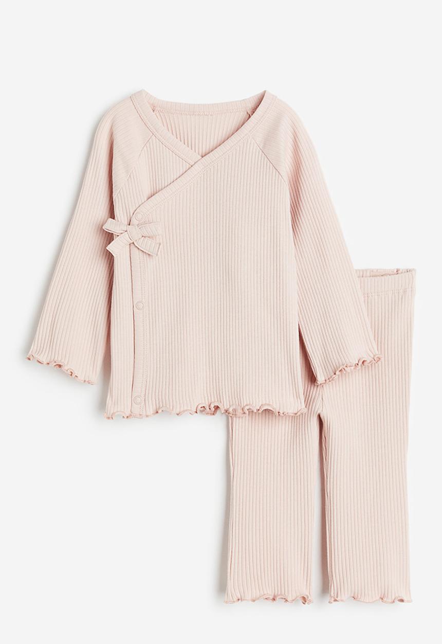 H&M - 2-piece cotton set - pink