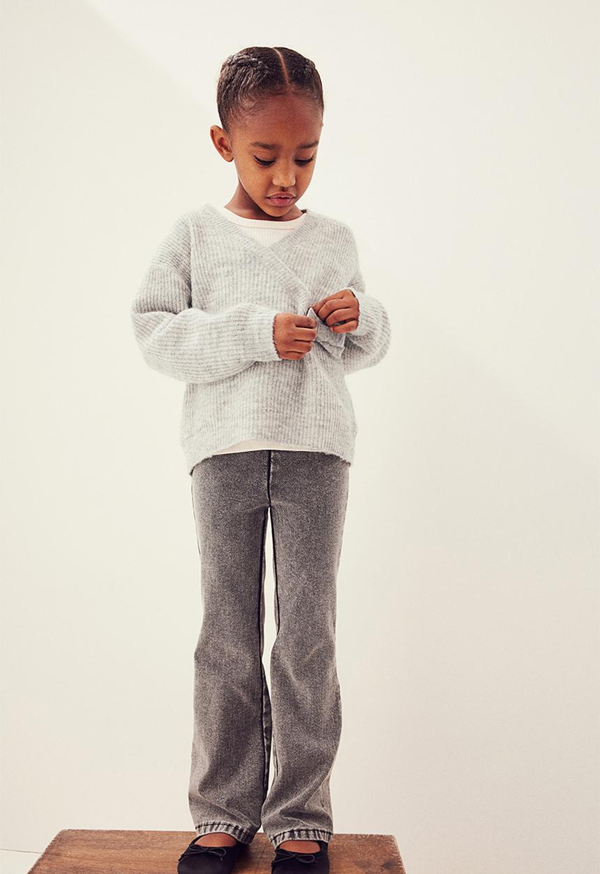 H&M - Wrapover jumper - grey