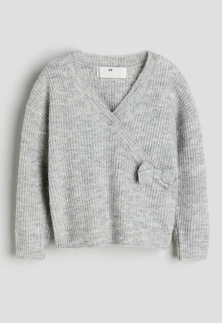 H&M - Wrapover jumper - grey