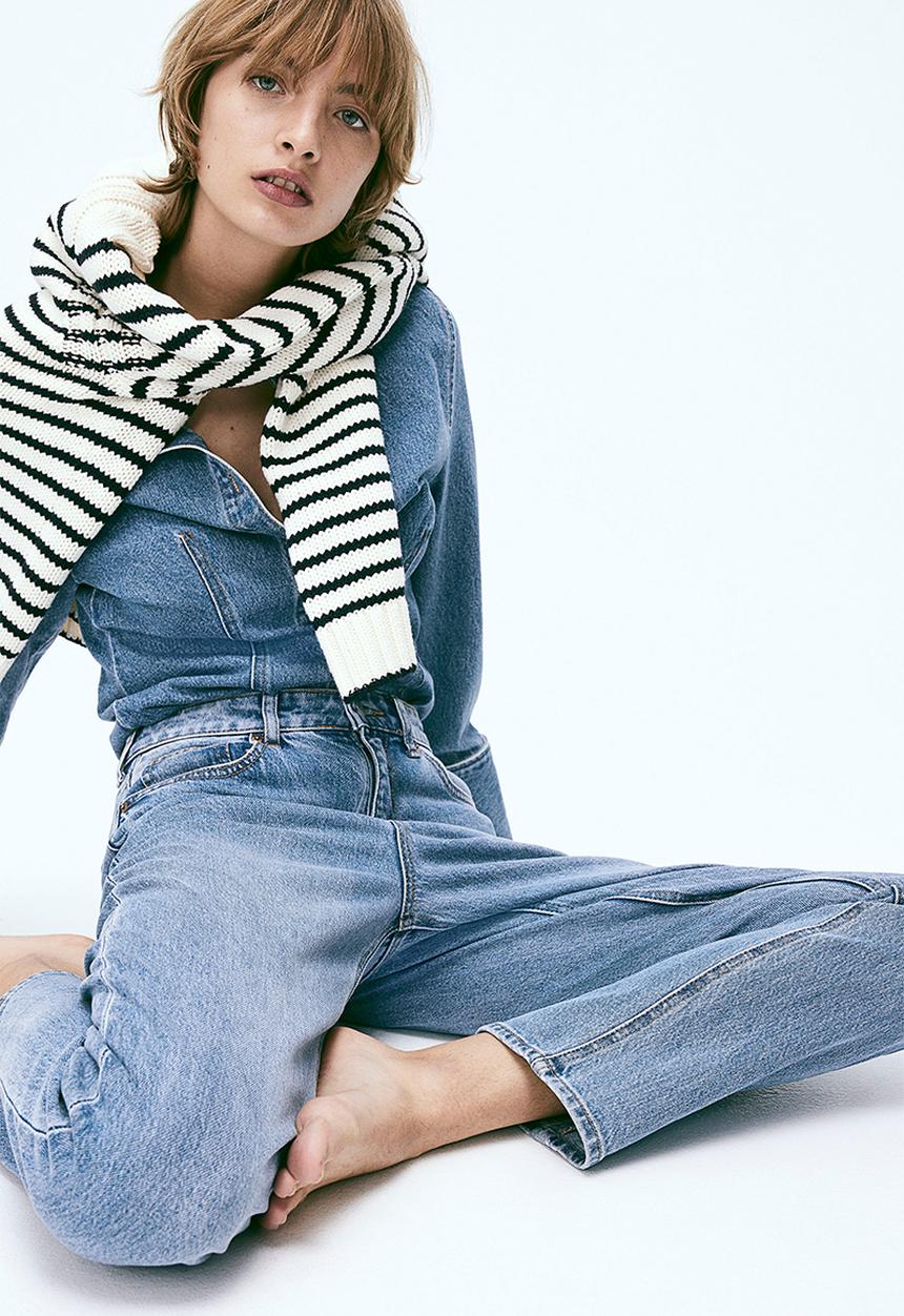 H&M - Slim high jeans - denim blue