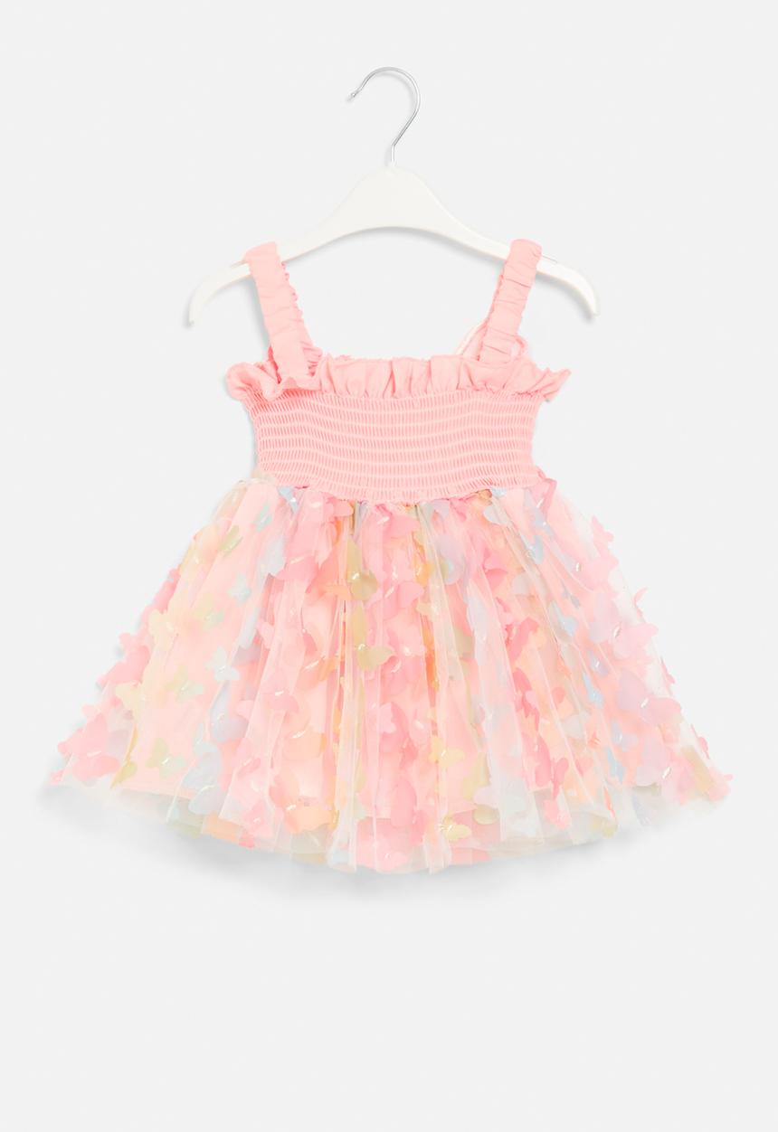 Pop Candy - Butterfly décor tulle dress - multi
