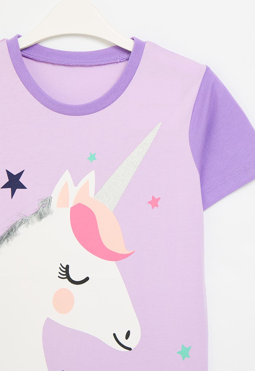 Pop Candy - Printed tee - purple