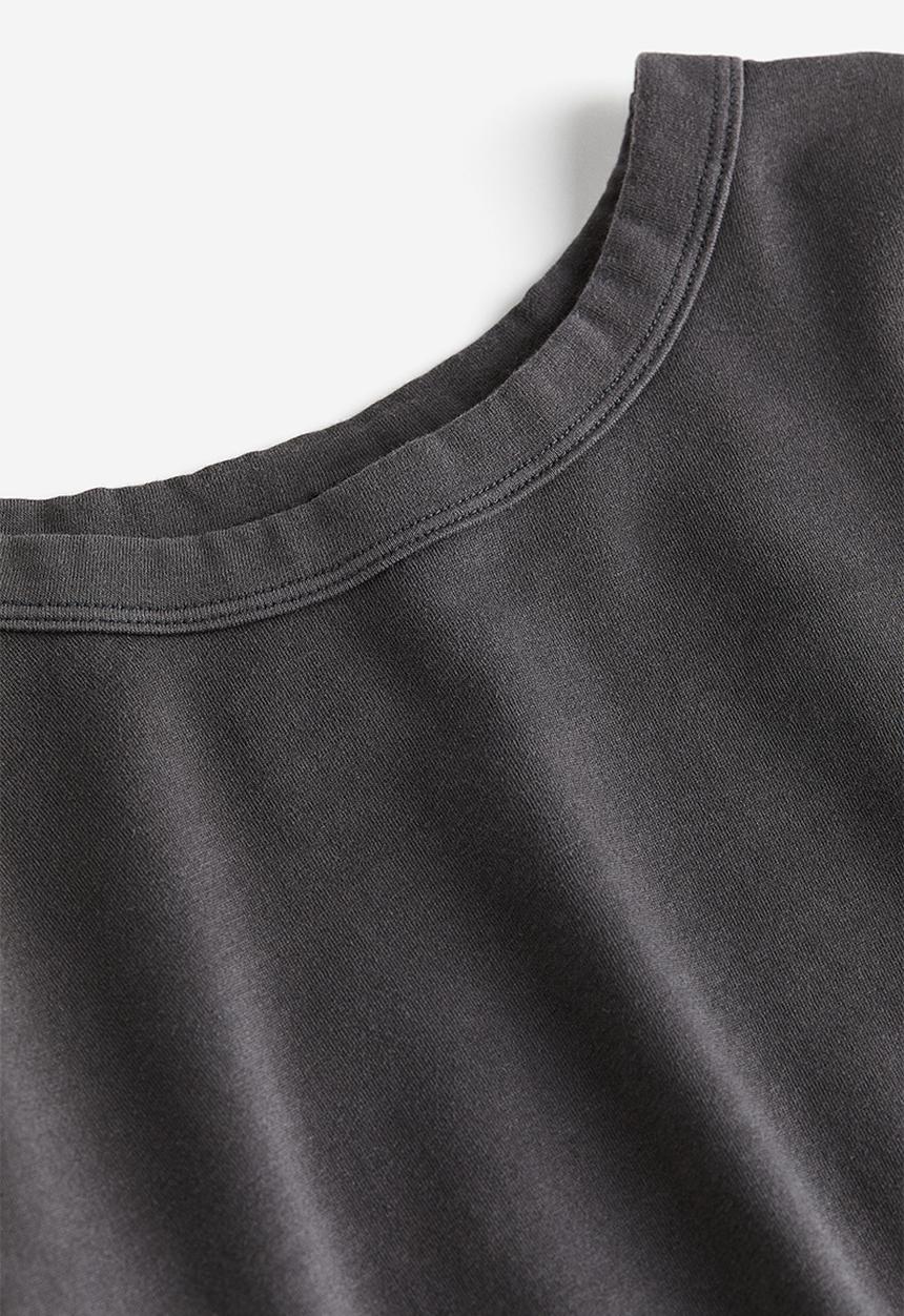 H&M - Long-sleeved top - dark grey